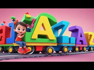 ABC Alphabet Train Song | Letter Learning Song for Kids | Fun Alphabet Rhyme for Toddlers