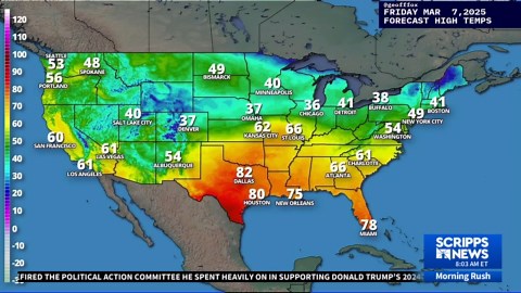 Weekend Weather Alert: Snow, Wind, and Rain Sweep Across U.S.