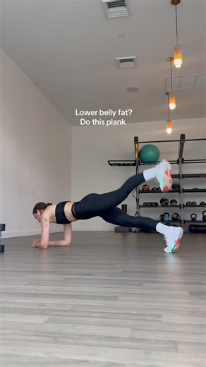 Lower belly fat? Do this plank
