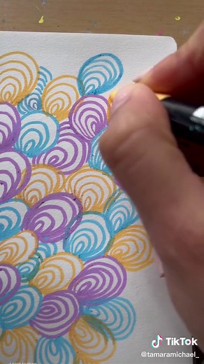 Beginner's Mindful Drawing Tutorials: Easy Doodle Art Tutorial