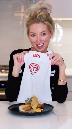 Updated version of the dish that earned me an apron on MasterChef! Thank you all so much for 100k #masterchef #ediblegold #EnvisionGreatness