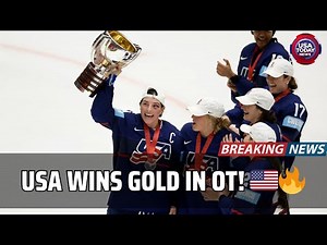 USA Wins Gold in OT Thriller vs Canada | 2025 Women’s Hockey World Championship । USA TODAY NEWS