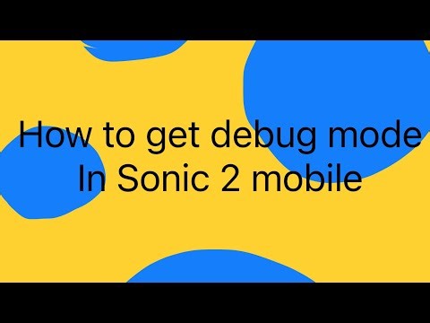 I’ll show u how to get debug mode in Sonic 2 mobile !!!