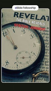 15 reactions | The Bible Reveals Spiritual Judgment! | EBF's "New Open Forum" | Facebook