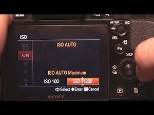 How to set Auto ISO min max Range for all Sony Alpha cameras. A9, a6500, a7iii etc