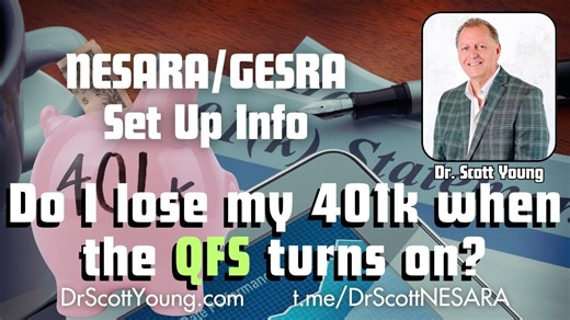 Do I lose my 401K when the QFS turns on?