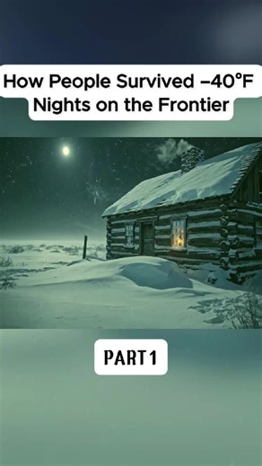 Sleep wasn’t rest. It was survival. At –40°F, every mistake could be fatal. #FrontierLife #ColdSurvival #HiddenHistory #PreIndustrial #SurvivalTok