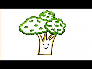 Easy Tree drawing| how to draw a tree|