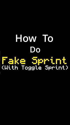 How to Sprint in Any Direction With Toggle Sprint