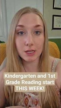 Kindergarten and 1st Grade Reading start THIS WEEK!