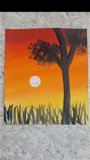 Easy watercolour painting for beginners