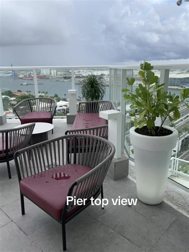 Stunning Pier Top View at Hotel in Haiti