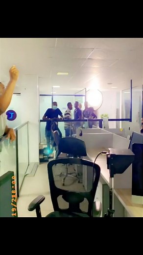 Tobi The Creator rehearsal moment with Hon Desmond Elliot for the Coming movie THE AGENCY | Tobi The Creator