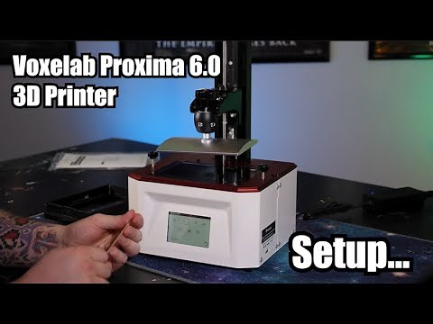 Voxelab Proxima 6.0 2K Mono LCD Resin 3D Printer Setup