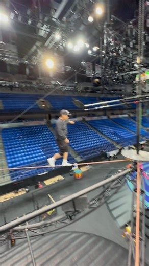 POV: you are walking 25 feet high on the triangular high wire 🤯 | Ringling Bros. and Barnum & Bailey
