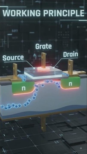 What is a FET? | Field Effect Transistor Explained for Beginners #Shorts