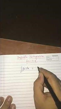LET US MAKE MATHS EASY CLASS 12TH INTEGRATION IMP VIDEO 1