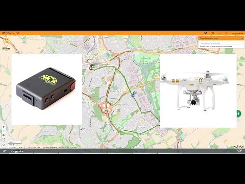 GPS TK-102 Live Real time Tracking 2G GRPS Setup DJI Phantom Drone