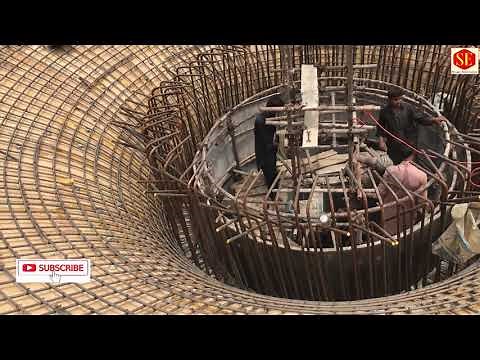 Overhead Water Tank Top Bowl Scaffolding & Reinforcements Work.