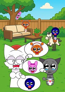 Who stole the Money _ Baby Jevin, Oren,Pinki _ Incredibox Sprunki #sprunki #incredibox | Incredible Sprunki 2.0