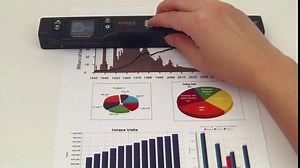 Vupoint ST470 Magic Wand Portable Scanner w/Auto-Feed Docking Station (Pink) (Renewed)