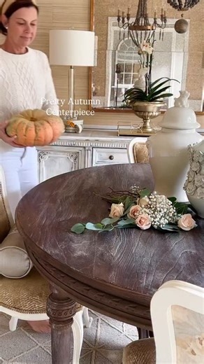 4.2K views · 1.1K reactions | Happy October  Sharing one of my favorite autumn centerpieces. No carving.. simply place a piece of saturated floral foam over the pumpkin stem and insert your favorite fresh flowers. It smells amazing 癩 . . #stylingtheseasons #fallcenterpiece | Home On Fern Hill | Facebook