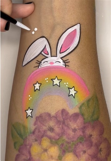 Rainbow Bunny 🩵🌈🐇