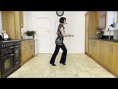 Here I Am Honey Line Dance Demo & Practice with Music and instruction