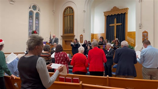A quick clip of today’s carol sing . | South Congregational Church Braintree