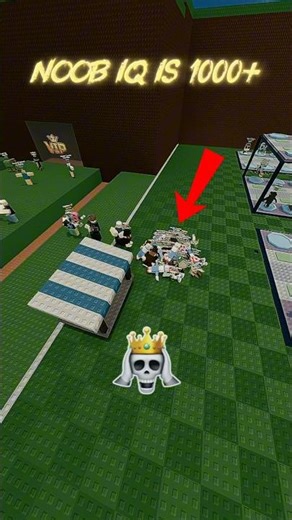 Noob has 1000+ IQ #shorts #viralshorts #trending #roblox #funny