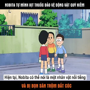 Nobita tự xịt thuốc bảo vệ động vật quý hiếm và bị bọn săn trộm bắt cóc | Setup reels