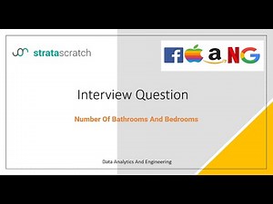 Number Of Bathrooms And Bedrooms | Easy | StrataScratch | SQL | Solution | Interview Problem