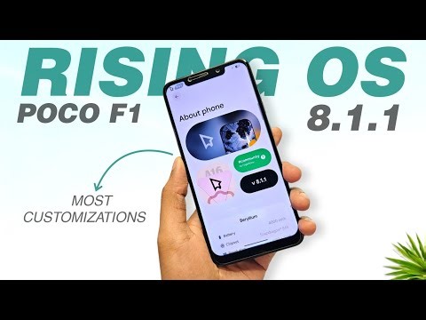 POCO F1 - Finally Rising OS 8.1.1 Update - Android 16 Custom Rom - Detailed Review