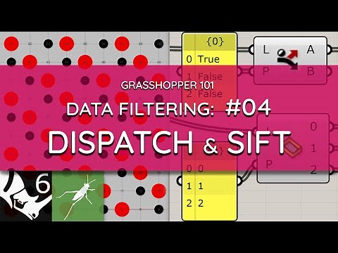 Grasshopper 101: Data Filtering | #04 Dispatch & Sift Pattern