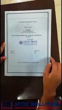 How to make project report for SGVU PGDCA