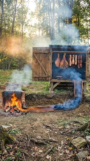 Building a Traditional Underground Cold Smoker (DIY) | TechEvolution