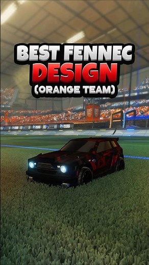 Fennec Design (Orange Team) #52 #RocketLeague #RocketLeaguePresets #RocketLeagueDesigns