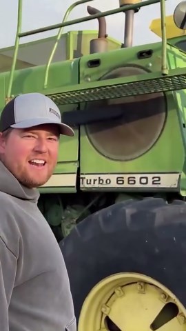 This combine is really old