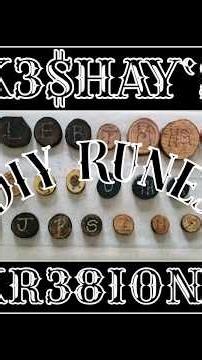 DIY RUNES (PT 1) | HOW TO CREATE RUNES USING WOOD COASTERS | DIVINATION TOOL | (SHORT)