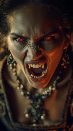 Vampire Queen Transformation #vampire #horror #fantasy #dark #cinematic