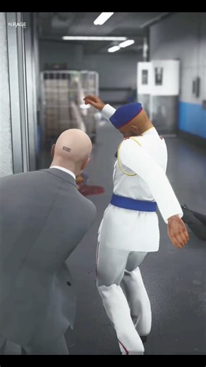 Cleanest Axe & Gun Combo in Hitman 😎🔥 #hitman3 #ps5