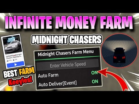 MIDNIGHT CHASERS SCRIPT *NO KEY* AUTO FARM MONEY, FAST SPEED, AUTO DELIVER & MORE! ✅💸