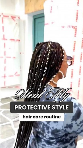 Steal My Protective Style Hair Care Routine ft. Cantu 🧴✨