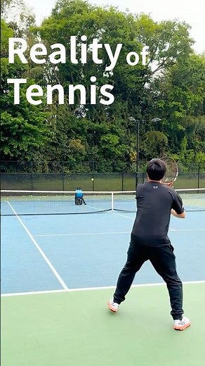 Reality of Tennis #柏 #吉田記念テニス研修センター #ttc #tennislife