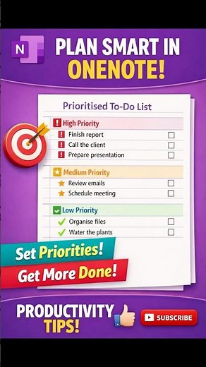 Stop Using Paper Planners ✋ OneNote Has This Built-In! 😱 #shorts #productivity #onenote