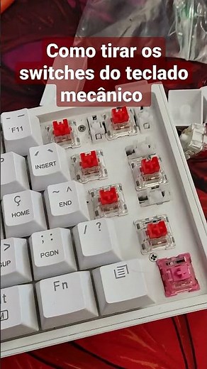 How to replace the switches on a Redragon mechanical keyboard!