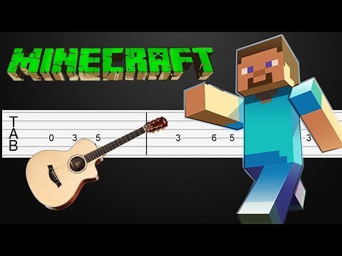 Calm 2 - Minecraft Soundtrack Guitar Tabs, Guitar Tutorial, Guitar Lesson