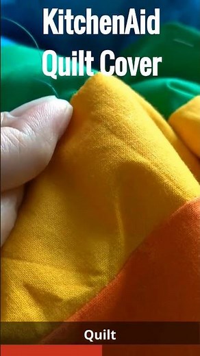 Quilt a #kitchenaid stand mixer cover #quilting #sewing #diy #sewingtutorial #shorts