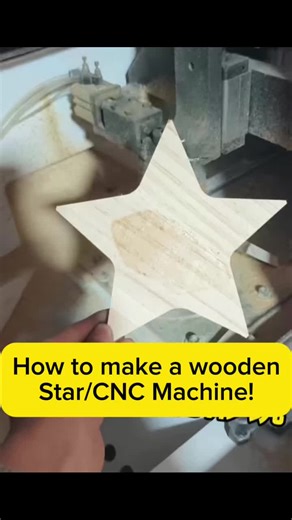 How to Make a Wooden Star with a CNC Machine