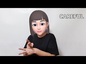 American Sign Language (ASL) Lesson: Opposite Adjectives | Careful - Careless